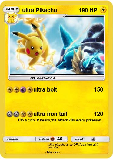 Pokemon ultra Pikachu