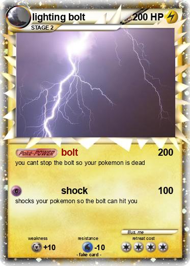 Pokemon lighting bolt