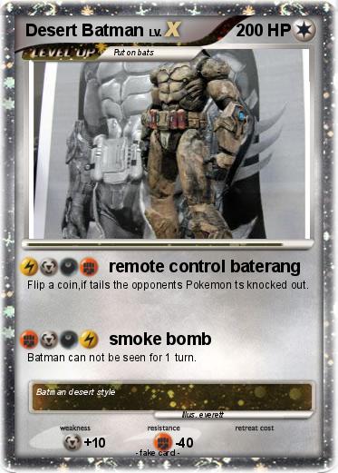 Pokemon Desert Batman