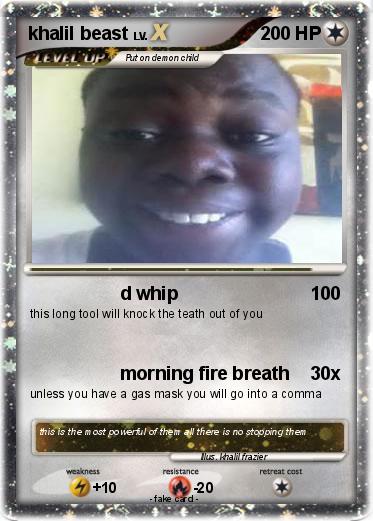 Pokemon khalil beast