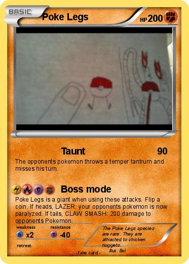 Pokemon Poke Legs