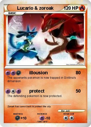Pokemon Lucario & zoroak