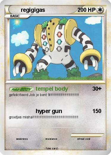 Pokemon regigigas