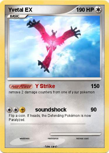 Pokemon Yvetal EX