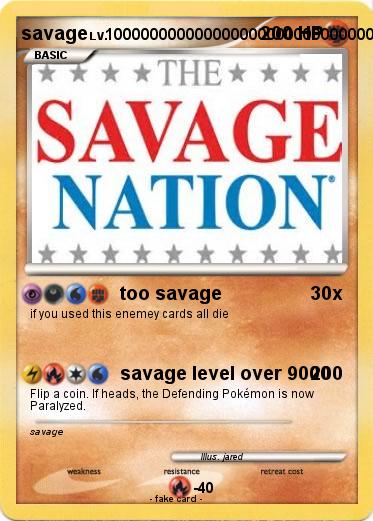 Pokemon savage