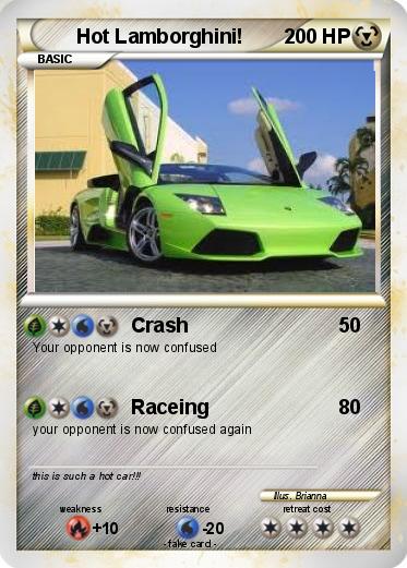 Pokemon Hot Lamborghini!