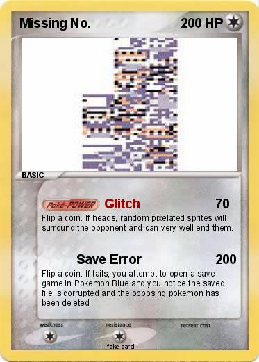 Pokemon Missing No.