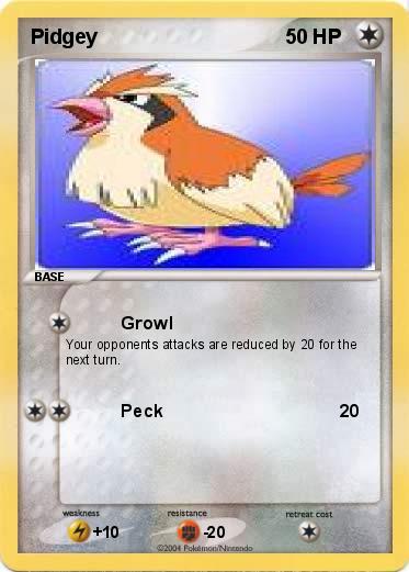 Pokemon Pidgey
