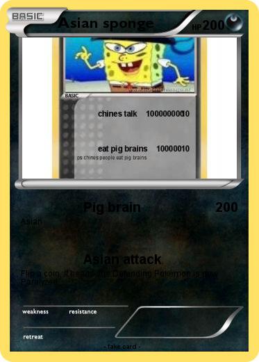 Pokemon Asian sponge