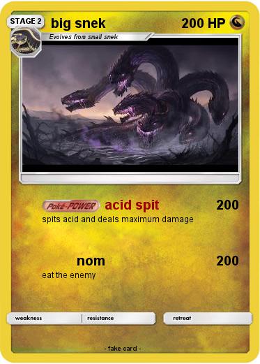 Pokemon big snek