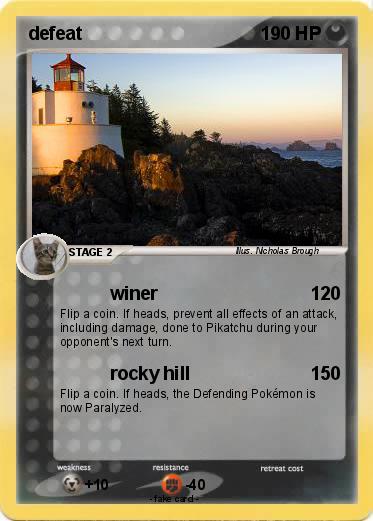Pokemon defeat