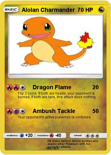 Pokemon Alolan Charmander