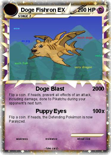 Pokemon Doge Fishron EX