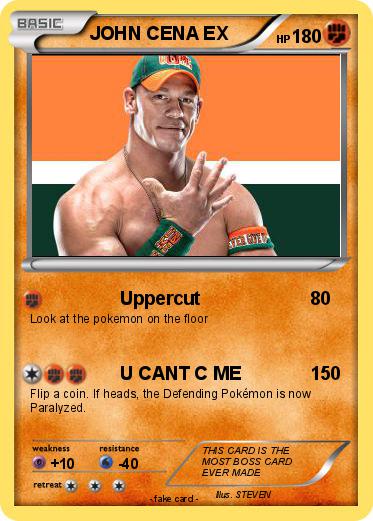 Pokemon JOHN CENA EX