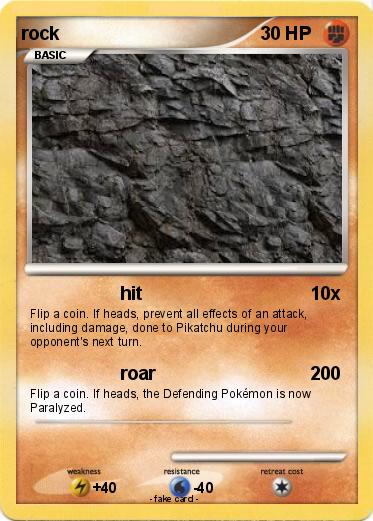 Pokemon rock