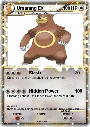 Pokemon Ursarang EX
