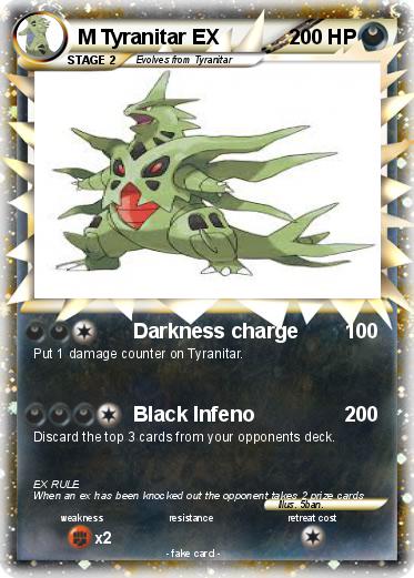 Pokemon M Tyranitar EX