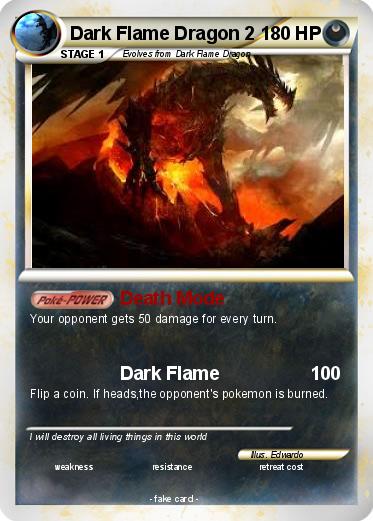 Pokemon Dark Flame Dragon 2