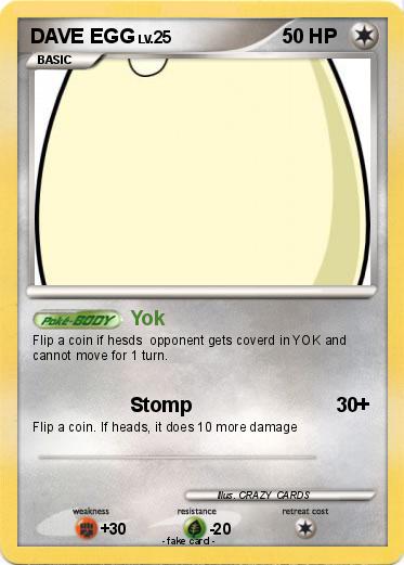 Pokemon DAVE EGG