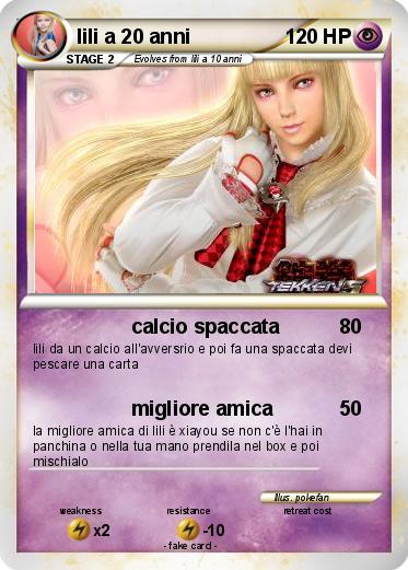 Pokemon lili a 20 anni