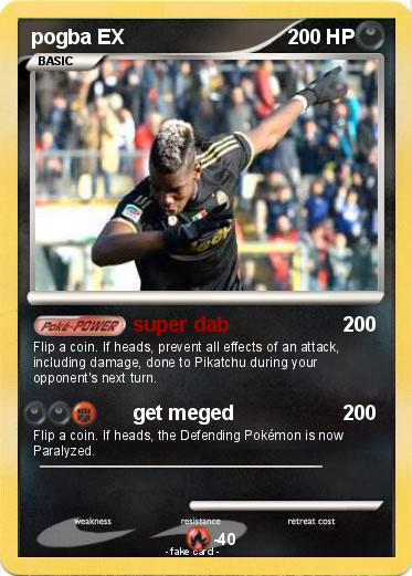 Pokemon pogba EX