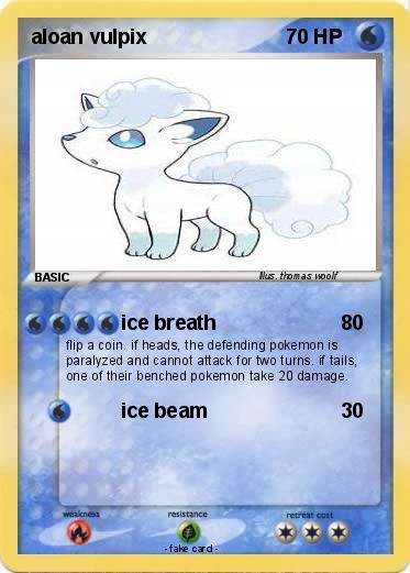Pokemon aloan vulpix