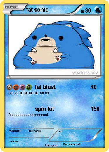 Pokemon fat sonic