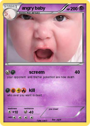 Pokemon angry baby