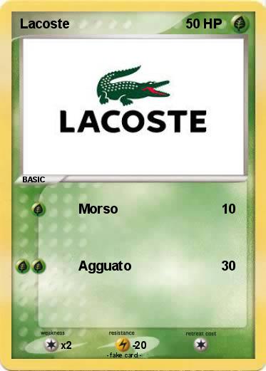 Pokemon Lacoste