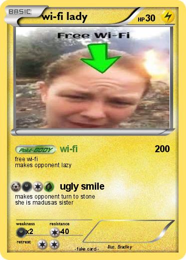 Pokemon wi-fi lady