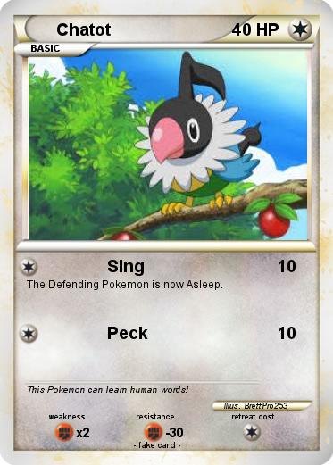 Pokemon Chatot
