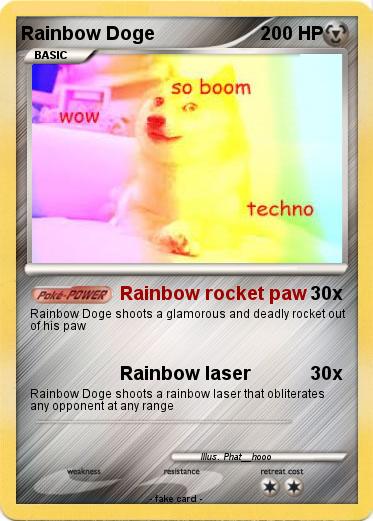 Pokemon Rainbow Doge
