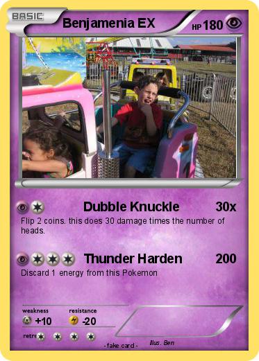 Pokemon Benjamenia EX