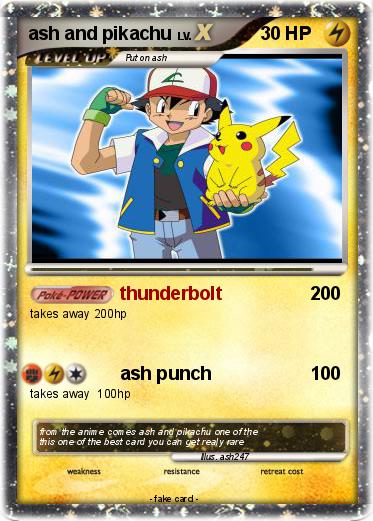 Pokemon ash and pikachu