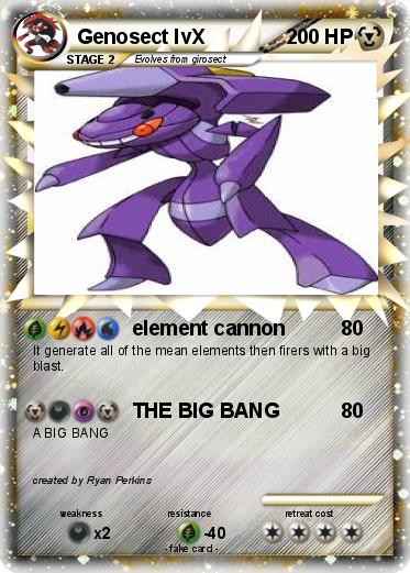 Pokemon Genosect lvX