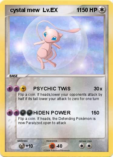 Pokemon  cystal mew  Lv.EX            1              