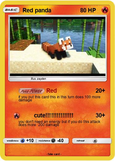 Pokemon Red panda
