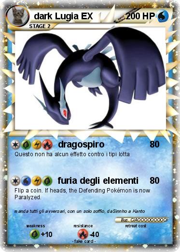 Pokemon dark Lugia EX