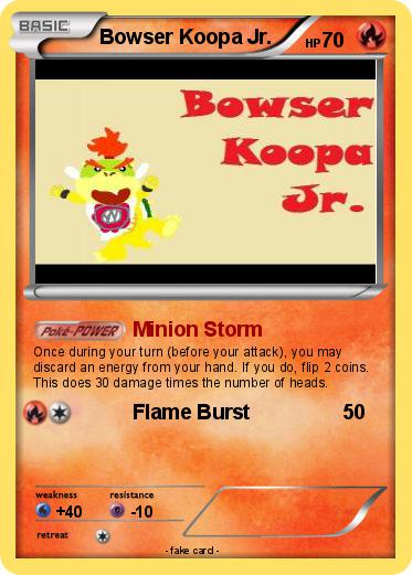 Pokemon Bowser Koopa Jr.