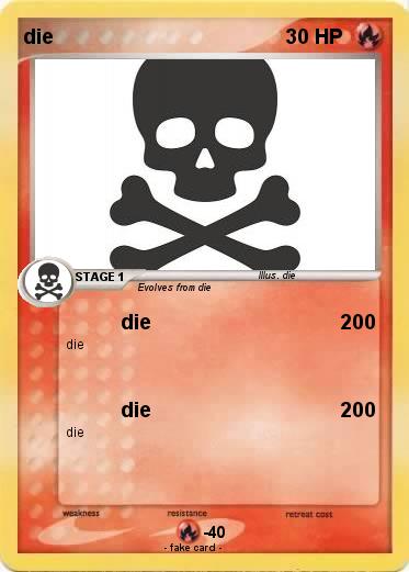 Pokemon die