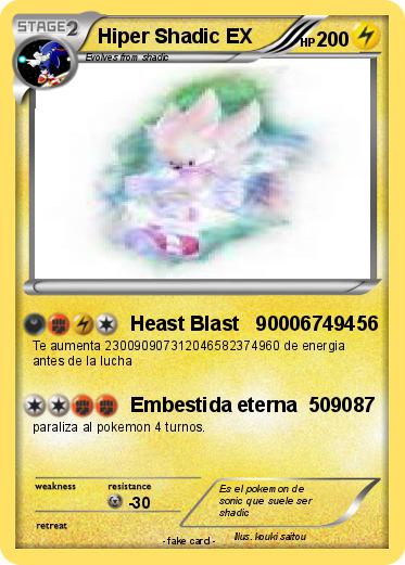 Pokemon Hiper Shadic EX