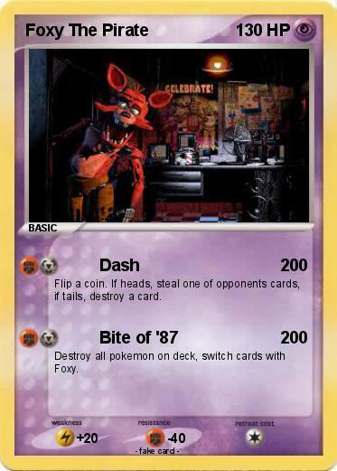 Pokemon Foxy The Pirate