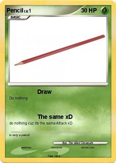 Pokemon Pencil