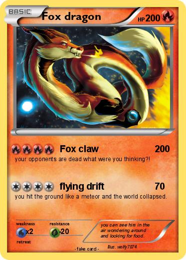 Pokemon Fox dragon