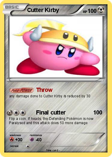 Pokemon Cutter Kirby