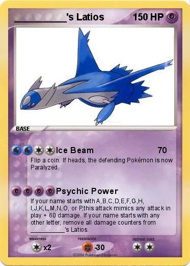 Pokemon __________'s Latios