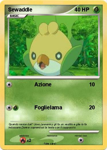 Pokemon Sewaddle