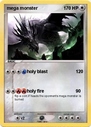 Pokemon mega monster