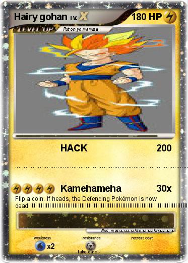 Pokemon Hairy gohan