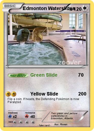 Pokemon Edmonton Waterslides